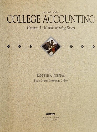 College Accounting