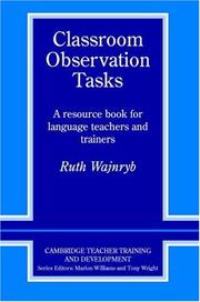 Classroom Observation Cover Image