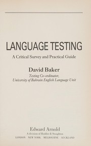 Language Testings Cover Image
