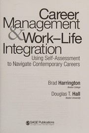 Career Management and Work-life Integration Cover Image