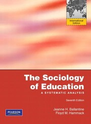 The Sociology of Education Cover Image