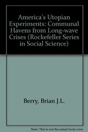 America's Utopian Experiments: Communal Havens from Long-Wave Crises  Cover Image