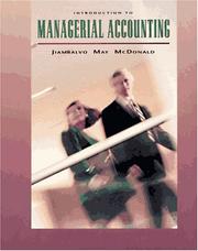 Managerial Accounting Cover Image