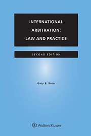 International arbitration : law and practice Cover Image