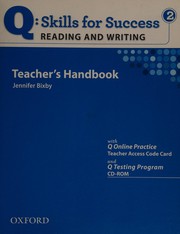 Q : skills for success : 2. Reading and writing Cover Image