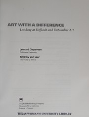 Art with a difference : looking at difficult and unfamiliar art Cover Image