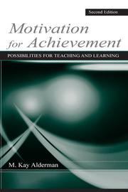  Motivation for achievement : possibilities for teaching and learning Cover Image