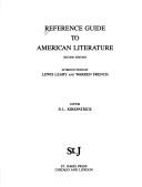 Reference guide to American literature Cover Image