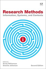 Research methods : information, systems, and contexts Cover Image