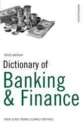 Dictionary of Banking Cover Image
