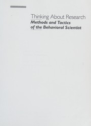 Thinking About Research Cover Image