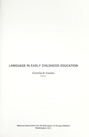 Language in Early Childhood Education Cover Image