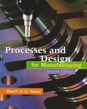 Processes and Design for manufacturing Cover Image