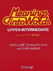 Meanings into Words Upper-intermediate Student's book Cover Image