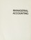 Go to record Managerial Accounting